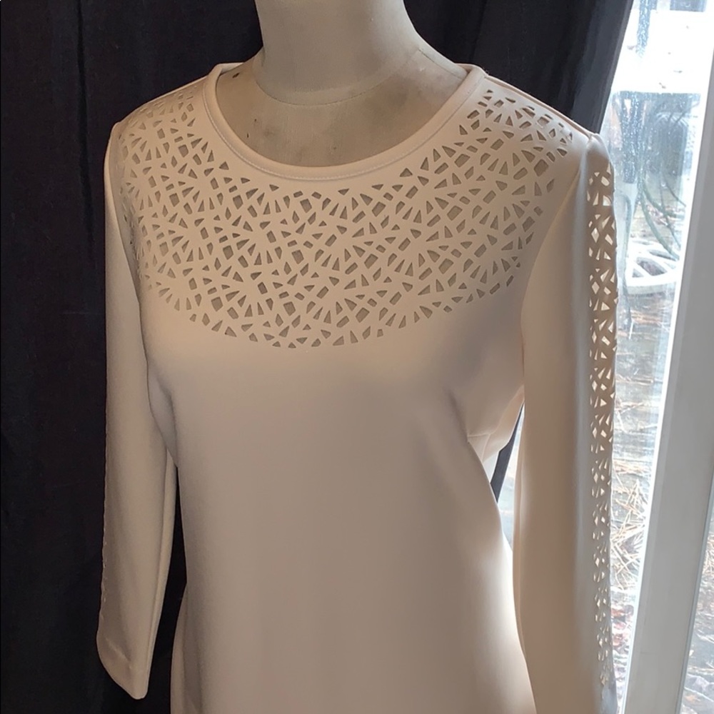 CALVIN KLEIN Lattice Dress